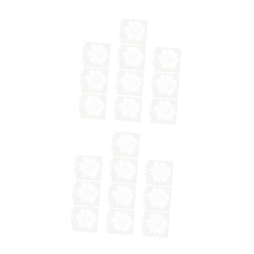 Gadpiparty 2 Sätze Teiliges Schablonen Für Blumenmuster Wiederverwendbare Malvorlagen Für Diy Projekte Fotoalben Und Weihnachtsdekoration Geruchlosem Pet Material 10 Stück * 2 von Gadpiparty