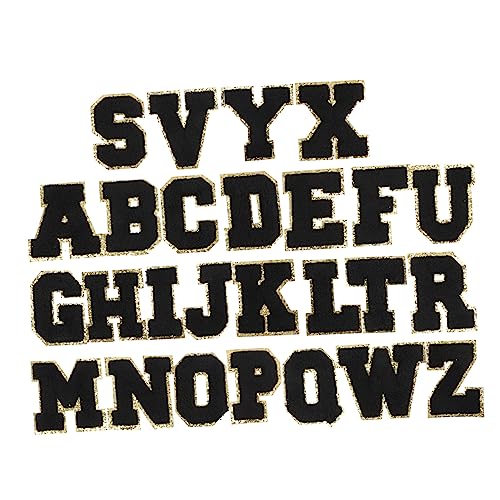 Gadpiparty 2 Sätze Teiliges Schwarze Buchstaben Stickerei Aufnäher Zum Aufbügeln Für Kleidung Taschen Und Diy Projekte Langlebig Und Vielseitig Einsetzbar 26 Stücke * 2 Gadpiparty 2 Sätze Teiliges Schwarze Buchstaben Stickerei Aufnäher Zum Aufbügeln Für Kleidung Taschen Und Diy Projekte Langlebig Und Vielseitig Einsetzbar 26 Stücke * 2 von Gadpiparty