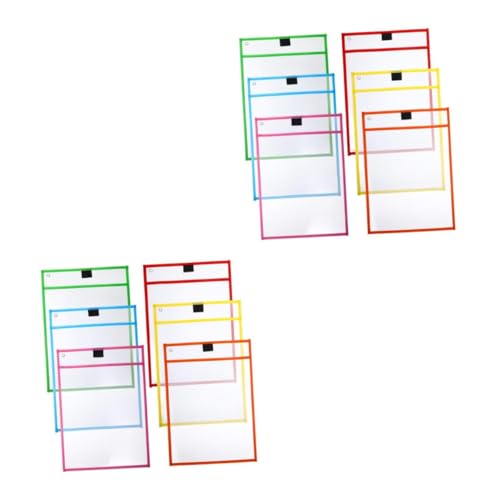 Gadpiparty 2 Sätze Trocken Abwischbare Tasche Zertifikatshüllen Seitentaschenschutz Fotohüllenschutz Beschreibbare Aktentasche Ordnerhülle 6 Stücke * 2 Zufällige Farbe Gadpiparty 2 Sätze Trocken Abwischbare Tasche Zertifikatshüllen Seitentaschenschutz Fotohüllenschutz Beschreibbare Aktentasche Ordnerhülle 6 Stücke * 2 Zufällige Farbe von Gadpiparty