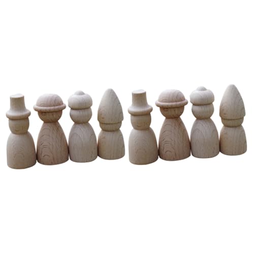 Gadpiparty 2 Sätze Unbemalte Holz Puppen Für Diy Und Basteln Unfertige Holzfiguren Für Sandtisch Dekoration Für Kinderzimmer 4 Stück * 2 Gadpiparty 2 Sätze Unbemalte Holz Puppen Für Diy Und Basteln Unfertige Holzfiguren Für Sandtisch Dekoration Für Kinderzimmer 4 Stück * 2 von Gadpiparty