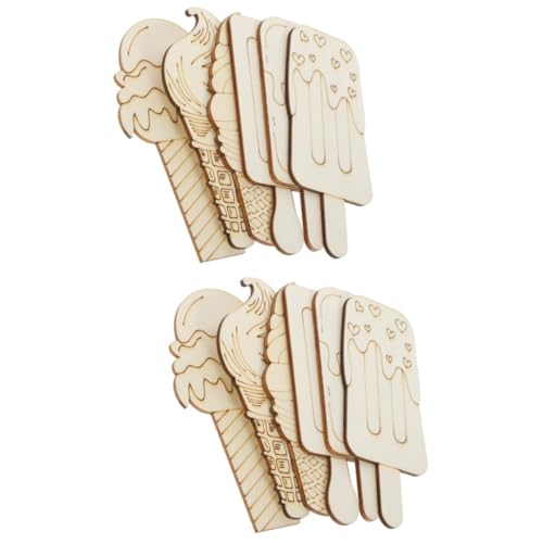 Gadpiparty 2 Sätze Unvollendete Holz Ausschnitte Eiscreme Form Blanko Holzscheiben Für Diy Bastelprojekte Partys Und Dekorationen 30 Stück * 2 Gadpiparty 2 Sätze Unvollendete Holz Ausschnitte Eiscreme Form Blanko Holzscheiben Für Diy Bastelprojekte Partys Und Dekorationen 30 Stück * 2 von Gadpiparty