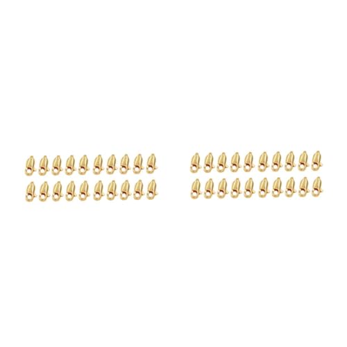 Gadpiparty 2 Sätze Vergoldete Kupfer Lobster Clips Farbtreue Feder Karabiner Für Diy Schmuck Für Armbänder Und Langlebige Zubehörteile Für Kreative Bastelprojekte 20 Stück * 2 von Gadpiparty