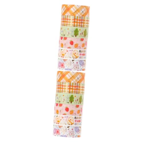 Gadpiparty 2 Sätze Washi Tape Dekoratives Klebeband Für Scrapbooking Tagebuch Und Diy Hochwertige Papierbänder Mit Attraktiven Mustern Für Kreative Handarbeiten Und 6 Rollen * 2 von Gadpiparty