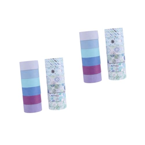 Gadpiparty 2 Sätze Washi-tape Verwaschenes Klebeband Spender Klebebandläufer Vinyl Weiß Aus -klebeband Scrapbooking Zubehör Büroartikel Dekorationsaufkleber Papierbänder 12 Rollen * 2 Gadpiparty 2 Sätze Washi-tape Verwaschenes Klebeband Spender Klebebandläufer Vinyl Weiß Aus -klebeband Scrapbooking Zubehör Büroartikel Dekorationsaufkleber Papierbänder 12 Rollen * 2 von Gadpiparty