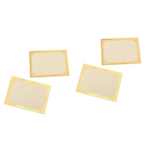 Gadpiparty 2 Sätze Zertifikatspapier Goldrand M² Blanko Diplompapier Für Urkunden Auszeichnungen Und Diplome Geeignet Für Schule Büro Und Dekoration Praktische Standardgröße 8 Blätter * 2 von Gadpiparty