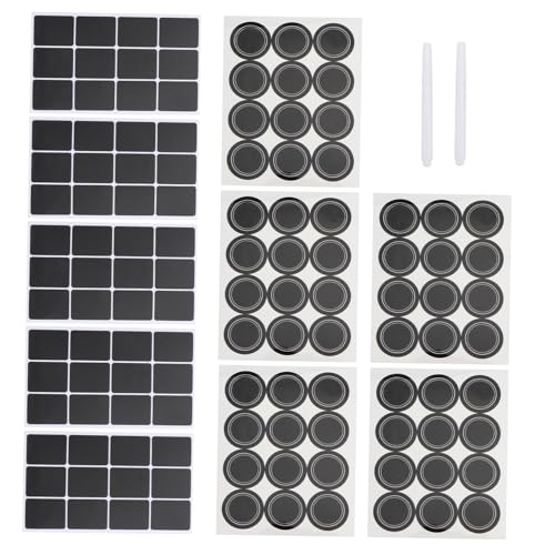 Gadpiparty 2 Sätze löschbare Aufkleber preisschild slico ab flasche namenschild ziernieten runde etikettenaufkleber Wasserdichte Aufkleber Tafelzubehör Tafelaufkleber flüssiges Pulver Black Gadpiparty 2 Sätze löschbare Aufkleber preisschild slico ab flasche namenschild ziernieten runde etikettenaufkleber Wasserdichte Aufkleber Tafelzubehör Tafelaufkleber flüssiges Pulver Black von Gadpiparty