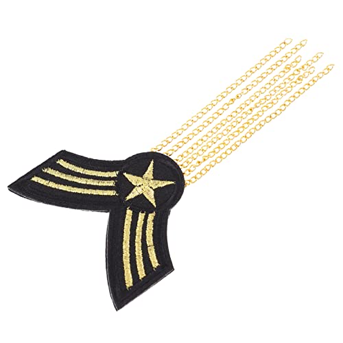 Gadpiparty 2 Stck Herren Schulterabzeichen Quasten Epaulette Mehrlagig Modisch Robust für Kostüme Uniformen Party Zubehör von Gadpiparty