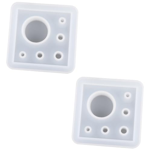 Gadpiparty 2 Stck Silikonform Stifthalter DIY Pen Container Gießform Epoxidharzformen Hohe Hitzebeständig Einfache Entnahme für Schmuck und Bürobedarf von Gadpiparty