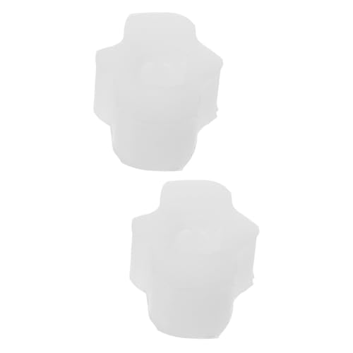 Gadpiparty 2 Stck. Astronaut Silikonform für Diy Handgemachte Kerzen Kuchen und Bastelbedarf Hochflexibles Transparentes Material Leicht und Einfach zu Reinigen von Gadpiparty