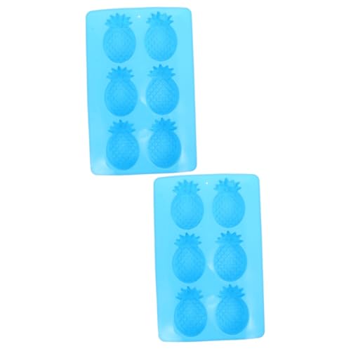 Gadpiparty 2 Stck. Silikon Seifenform Diy Fach Ananasform Hochwertige Antihaftbeschichtete Handwerksform für Seifenherstellung Backen und Bastelprojekte Leicht zu Reinigen für Kreative von Gadpiparty