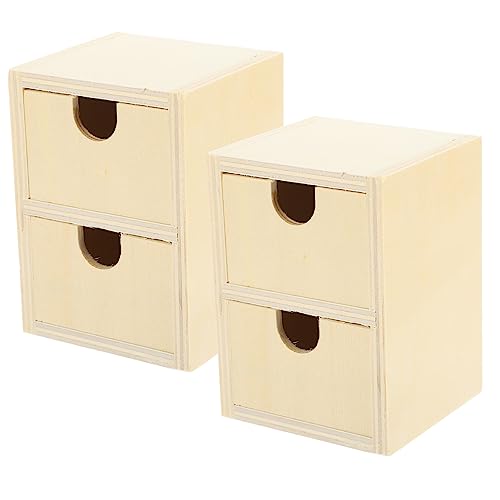 Gadpiparty 2 Stck. Unlackierte Holzschubladen für Diy Blanko Kleine Schubladen Lagig für Bastelprojekte und Aufbewahrung Gadpiparty 2 Stck. Unlackierte Holzschubladen für Diy Blanko Kleine Schubladen Lagig für Bastelprojekte und Aufbewahrung von Gadpiparty