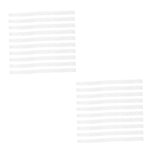 Gadpiparty 2 Stck. Wellenmuster Spitzenband für Diy Nähprojekte Dekoration und Quilting für Hochzeiten Partys und Persönliche Bastelarbeiten von Gadpiparty