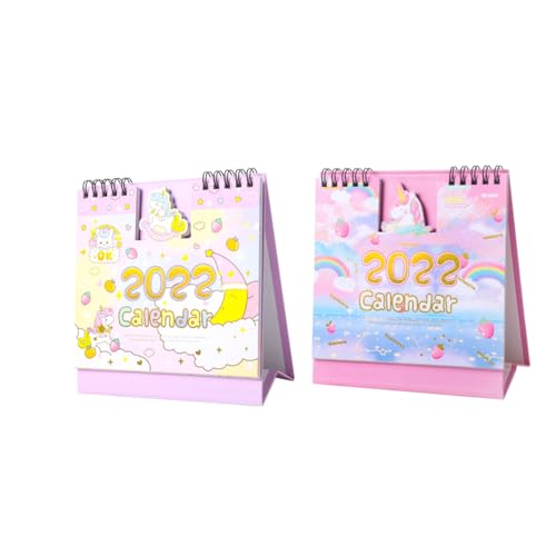 Gadpiparty 2 Stk. Teiliges Tischkalender Notizblock Niedlicher Mini-papierschreibtischkalender mit Spirale Tragbarer und Praktischer Tagesplaner für Büro und Zuhause Gadpiparty 2 Stk. Teiliges Tischkalender Notizblock Niedlicher Mini-papierschreibtischkalender mit Spirale Tragbarer und Praktischer Tagesplaner für Büro und Zuhause von Gadpiparty