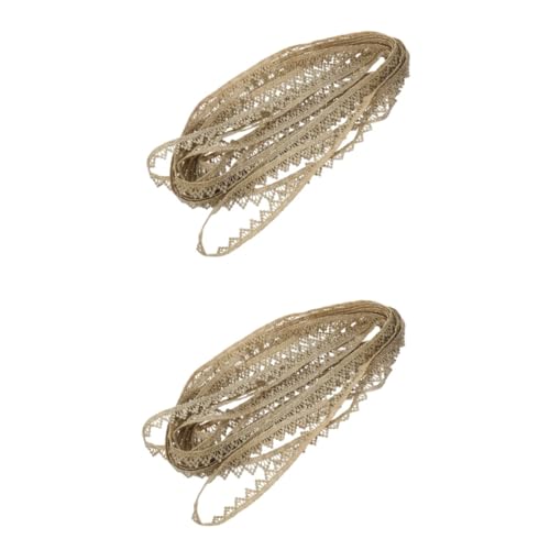 Gadpiparty 2 Stück 5 Wasserlösliche Spitze Bausatz Spitzenband zum Basteln Sackleinen Schleife trimmt hochzeitsdeko wedding decoration Stickerei Spitze Bastelspitzenband Polyesterfaden Golden Gadpiparty 2 Stück 5 Wasserlösliche Spitze Bausatz Spitzenband zum Basteln Sackleinen Schleife trimmt hochzeitsdeko wedding decoration Stickerei Spitze Bastelspitzenband Polyesterfaden Golden von Gadpiparty