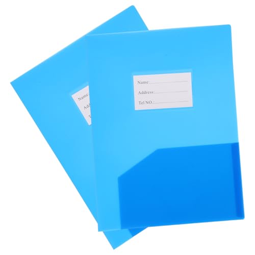 Gadpiparty 2 Stück Aktenumschläge Mit Zwei Taschen Ordner Papierhalter Aktenordner Für Büro Dokumentenordner Farbige Taschenordner Massenablage Aufbewahrung Von Dokumenten Tasche von Gadpiparty