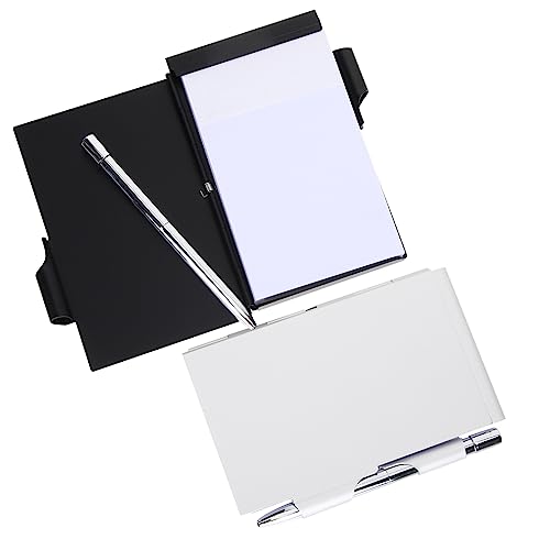 Gadpiparty 2 Stück Aluminium Notizbuch mit Etui und Stift Nachfüllbares Memo Buch für Zuhause Büro und Schule Vielseitig Einsetzbar und Praktisch Schwarz Silber Gadpiparty 2 Stück Aluminium Notizbuch mit Etui und Stift Nachfüllbares Memo Buch für Zuhause Büro und Schule Vielseitig Einsetzbar und Praktisch Schwarz Silber von Gadpiparty