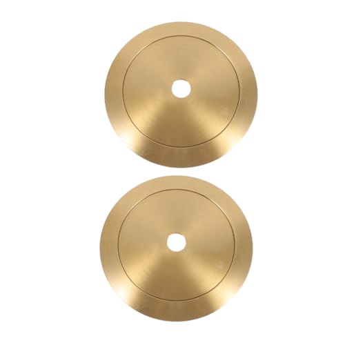 Gadpiparty 2 Stück Beleuchtungszubehör Deckenleuchte Zubehör Lampenmontage Teile Licht Installationszubehör Deckenleuchte Teile Lampenschirmbefestigung Steckdosenring Kupfer Golden von Gadpiparty