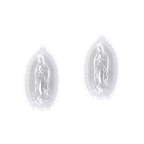 Gadpiparty 2 Stück DIY Silikonform Engel Schlüsselanhänger Gießform Flexible Silikonform für Bastelprojekte für Epoxidharz Langlebig und Leicht zu Reinigen Perfektes für DIY Enthusiasten von Gadpiparty