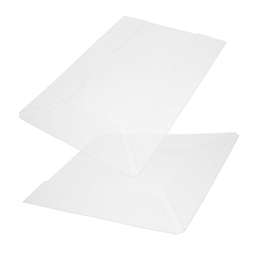 Gadpiparty 2 Stück Dokumentenmappe Multifunktionale Aufbewahrungstaschen für Scrapbook Papier Bürogebrauch Transparente PVC Datei Organizer für Lehrer und Studenten von Gadpiparty