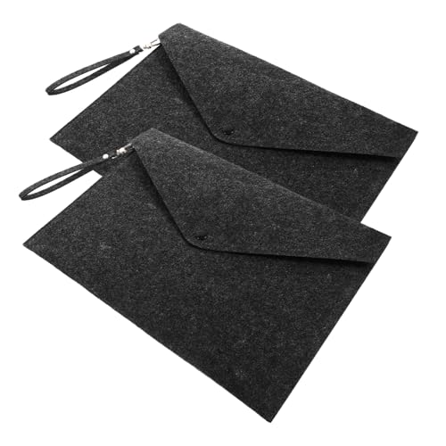 Gadpiparty 2 Stück Dokumentenordner mit Druckknopfverschluss Praktische Filz Aktenhüllen für Büro und Zuhause Robuste Aufbewahrungslösung für Dokumente Anthrazit Gadpiparty 2 Stück Dokumentenordner mit Druckknopfverschluss Praktische Filz Aktenhüllen für Büro und Zuhause Robuste Aufbewahrungslösung für Dokumente Anthrazit von Gadpiparty