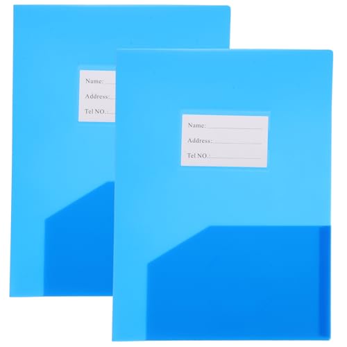 Gadpiparty 2 Stück Doppel Pocket Dokumentenordner aus PP Transparent Blau Praktische Aufbewahrung für Büro Schule Restaurant und Zuhause Langlebig für Organisation von Unterlagen Gadpiparty 2 Stück Doppel Pocket Dokumentenordner aus PP Transparent Blau Praktische Aufbewahrung für Büro Schule Restaurant und Zuhause Langlebig für Organisation von Unterlagen von Gadpiparty