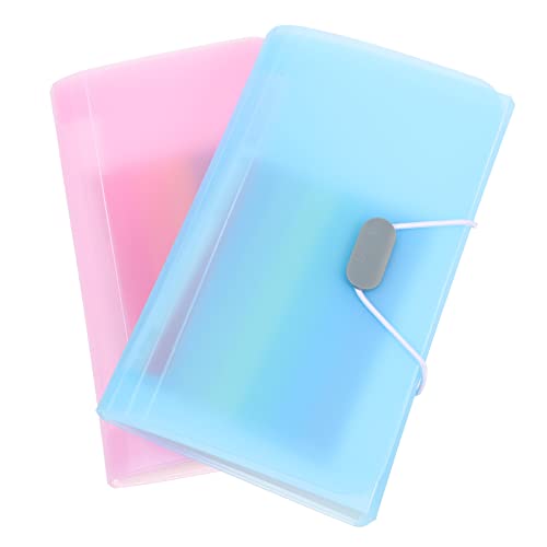 Gadpiparty 2 Stück Fächermappe Organizer mit Fächern Dokumentenablage Aufbewahrung für Quittungen und Bürobedarf Leicht und Praktisch für Zuhause von Gadpiparty