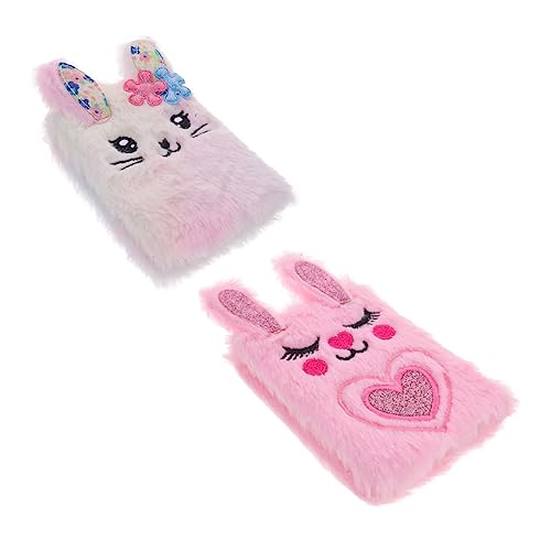 Gadpiparty 2 Stück Fluffy Notizbuch für Mädchen Teiliges Cartoon Tagebuch mit Plüschhülle Kaninchenform für Schule Reisen und Kreative Schreibprojekte Gadpiparty 2 Stück Fluffy Notizbuch für Mädchen Teiliges Cartoon Tagebuch mit Plüschhülle Kaninchenform für Schule Reisen und Kreative Schreibprojekte von Gadpiparty