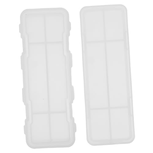 Gadpiparty 2 Stück Form für Briefpapierschachteln Epoxid-Gießform Herstellung Etui die Silikonform Stifthalterform silikonform selber machen Form aus Epoxidharz Kieselgel Weiß von Gadpiparty