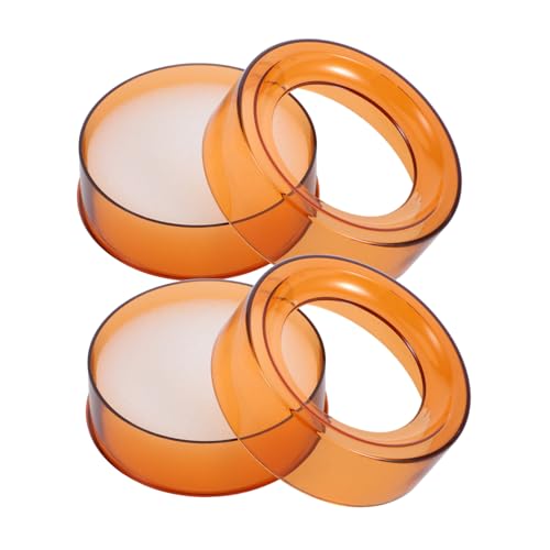Gadpiparty 2 Stück Geldzähl Handfeuchtgerät Schwamm Stempelschwamm Zum Geldzählen Fingermalschwamm Fingergriff Anfeuchter Fingerschwamm Bastelschwämme Zum Bemalen Kunststoff Orange von Gadpiparty