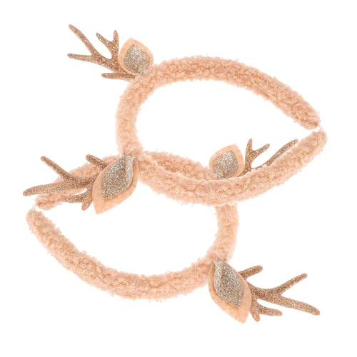 Gadpiparty 2 Stück Geweih Stirnband weihnachtselch stirnband Zubehör Rentier-Stirnbänder Weihnachts-Haarschmuck Reh süße Stirnbänder für Frauen Weihnachtsstirnband Stoff Khaki Gadpiparty 2 Stück Geweih Stirnband weihnachtselch stirnband Zubehör Rentier-Stirnbänder Weihnachts-Haarschmuck Reh süße Stirnbänder für Frauen Weihnachtsstirnband Stoff Khaki von Gadpiparty