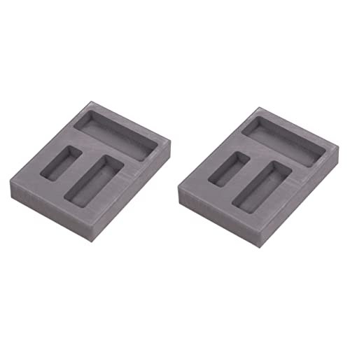 Gadpiparty 2 Stück Graphit Gießform mit Schlitzen Hochtemperaturbeständige Graphitbarrenform für Gold Silber und Nichteisenmetalle Geeignet für Labor und Bildungszwecke Außenmaße Innenmaße Gadpiparty 2 Stück Graphit Gießform mit Schlitzen Hochtemperaturbeständige Graphitbarrenform für Gold Silber und Nichteisenmetalle Geeignet für Labor und Bildungszwecke Außenmaße Innenmaße von Gadpiparty