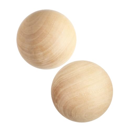 Gadpiparty 2 Stück Große Holzkugeln aus Naturbelassenem Massivem Holz Glatt Geschliffen Vielseitig für DIY Bastelprojekte und Wohnaccessoires Unbemalt zum Bemalen und Schnitzen Geeignet Gadpiparty 2 Stück Große Holzkugeln aus Naturbelassenem Massivem Holz Glatt Geschliffen Vielseitig für DIY Bastelprojekte und Wohnaccessoires Unbemalt zum Bemalen und Schnitzen Geeignet von Gadpiparty