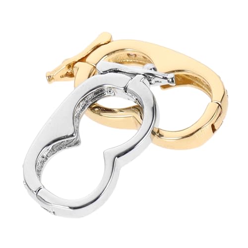 Gadpiparty 2 Stück Halskettenverkürzer Verschlüsse Diy Perlenverschluss Gold Platin Schmuckzubehör für Einfache Anpassung und Reparatur von Schmuckstücken von Gadpiparty