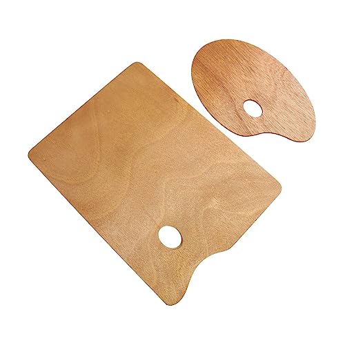 Gadpiparty 2 Stück Holz Mischpalette Oval Kreative Öl Aquarell und Acrylfarben Robust und Kinderfreundlich für Künstler und Schüler Gadpiparty 2 Stück Holz Mischpalette Oval Kreative Öl Aquarell und Acrylfarben Robust und Kinderfreundlich für Künstler und Schüler von Gadpiparty
