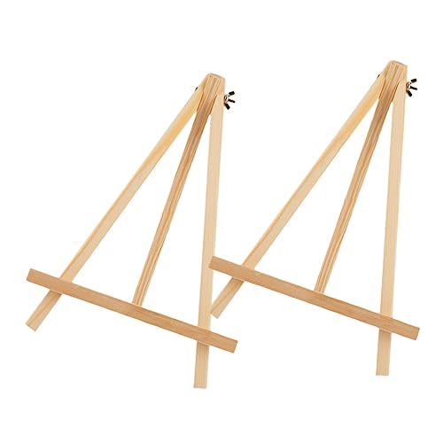 Gadpiparty 2 Stück Holz Staffelei Tischstaffelei für Mini Easel zur Präsentation von Bildern Fotos und Sammlerstücken und Leicht für Schlafzimmer und Wohnzimmer von Gadpiparty
