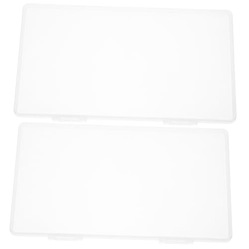 Gadpiparty 2 Stück Klare Aufbewahrungsbox für Nagelcharms und Perlen Transparente Schmuck Organizer für Maniküre und Bastelbedarf Langlebig und Tragbar für Earring und Zubehör von Gadpiparty