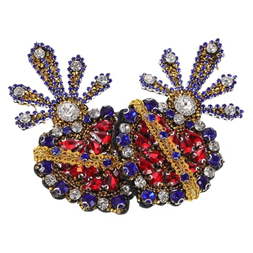 Gadpiparty 2 Stück Kleiderapplikationen Dekorative Strass Perlenflicken Zum Nähen Von DIY Projekten – Applikation Für Party Und Freizeitkleidung Gadpiparty 2 Stück Kleiderapplikationen Dekorative Strass Perlenflicken Zum Nähen Von DIY Projekten – Applikation Für Party Und Freizeitkleidung von Gadpiparty