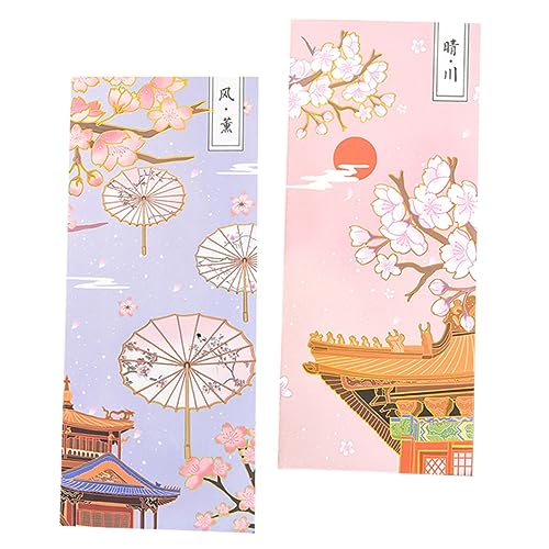 Gadpiparty 2 Stück Kreative Chinesische Bronzierende Notizblätter Selbstklebende Notizpads mit Zufallsdesign für Schule Büro und Zuhause Haftend für Vielseitige Anwendungen von Gadpiparty