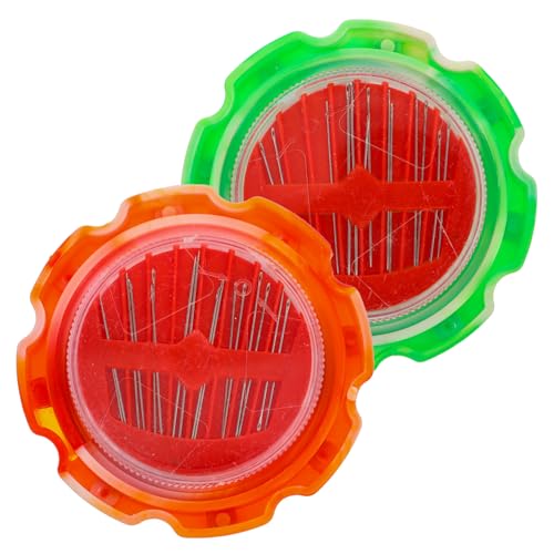 Gadpiparty 2 Stück Magnetischer Nadelhalter für Quilting Praktische Aufbewahrung für Nähnadeln und Stopfnadeln für DIY Handwerk und Sicheren Transport von Gadpiparty