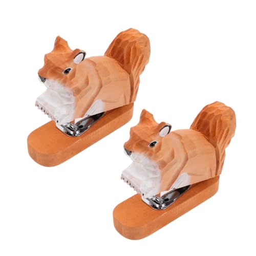 Gadpiparty 2 Stück Mini Handtacker Holz mit Eichhörnchen-design Kompakter Bürohefter für Kleine Dokumente Ergonomisch Geformter Wiederverwendbarer Papierhefter für Schule und Arbeitsplatz Gadpiparty 2 Stück Mini Handtacker Holz mit Eichhörnchen-design Kompakter Bürohefter für Kleine Dokumente Ergonomisch Geformter Wiederverwendbarer Papierhefter für Schule und Arbeitsplatz von Gadpiparty