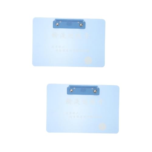 Gadpiparty 2 Stück Multifunktionales Clipboard für und Pflege Schreibbrett Medizinisches Aufzeichnungsboard Format Langlebiges PP Material Runde Kanten für Krankenschwestern und Ärzte von Gadpiparty