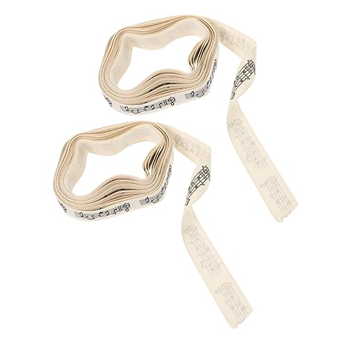 Gadpiparty 2 Stück Musiksymbol Ribbon Baumwollband Verpackung Band zum Verpacken Musiknotenbänder Paketgürtel Paketbänder Dekorative Bänder -Dekorbänder Geschenkbänder Baumwolle Beige Gadpiparty 2 Stück Musiksymbol Ribbon Baumwollband Verpackung Band zum Verpacken Musiknotenbänder Paketgürtel Paketbänder Dekorative Bänder -Dekorbänder Geschenkbänder Baumwolle Beige von Gadpiparty