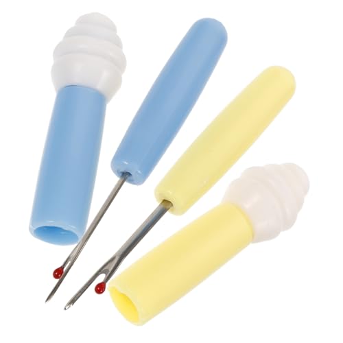 Gadpiparty 2 Stück Nahttrenner zum Nähen Einfädeln Entfernung Stich Nahttrenner-Kit Nähnahttrenner tragbare Nahttrenner Kleidernäh-Entferner Einfädelwerkzeug Rostfreier Stahl von Gadpiparty