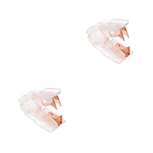 Gadpiparty 2 Stück Office Stapler Remover Tragbarer Heftklammerentferner Roségold für Büro und Zuhause Beschädigungsfreies Entfernen von Heftklammern von Gadpiparty