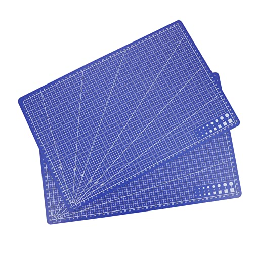 Gadpiparty 2 Stück PVC Schneidematten Robuste Selbstheilende Bastelunterlage für Heimwerker Lehrer und DIY Enthusiasten zum Schneiden von Gadpiparty