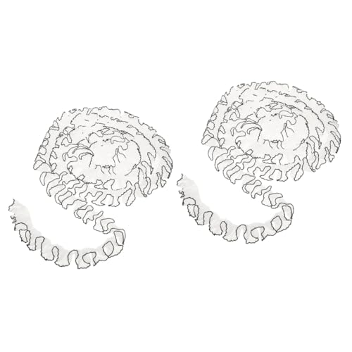 Gadpiparty 2 Stück Retro Spitzenband Transparent Dekoband für Diy Kleidung Hochzeitsdekoration und Bastelprojekte Lange Strapazierfähigem Material Einfach Zuschneidbar für Arbeiten von Gadpiparty