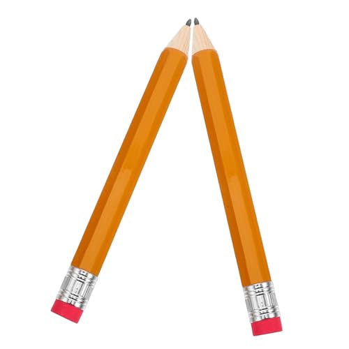 Gadpiparty 2 Stück Riesen Holzstifte Jumbo Buntstifte mit Radiergummi Vorgefertigt Groß Holzstift Hexagonal Sicher Kindergarten Schule Fotorequisite Gelb Gadpiparty 2 Stück Riesen Holzstifte Jumbo Buntstifte mit Radiergummi Vorgefertigt Groß Holzstift Hexagonal Sicher Kindergarten Schule Fotorequisite Gelb von Gadpiparty