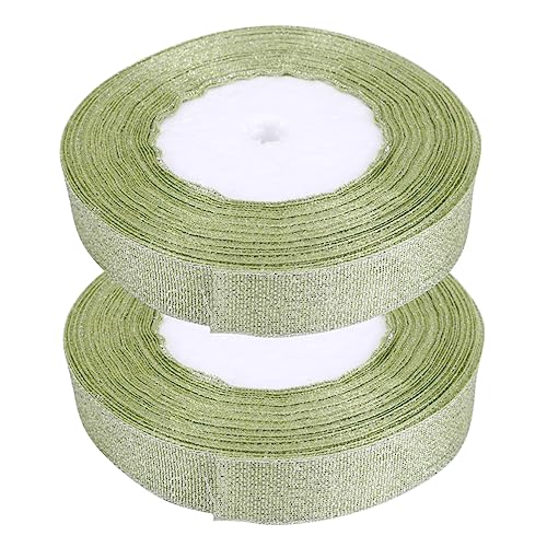 Gadpiparty 2 Stück Satinband Zartem Grün Vielseitiges Geschenkband für DIY Partydekoration Hochzeiten und Blumensträuße Yards für Kreative Projekte Gadpiparty 2 Stück Satinband Zartem Grün Vielseitiges Geschenkband für DIY Partydekoration Hochzeiten und Blumensträuße Yards für Kreative Projekte von Gadpiparty