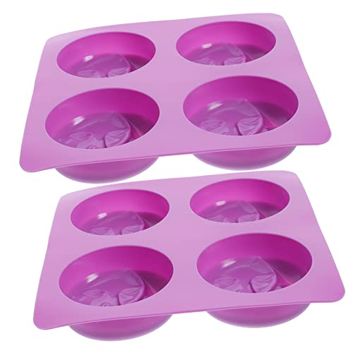 Gadpiparty 2 Stück Seifenform Sonne Für Silikon -diy -form Polymer-ton-form Silikonformen Zur Seifenherstellung Diy Formen Multifunktionale Form Violett Kieselgel von Gadpiparty