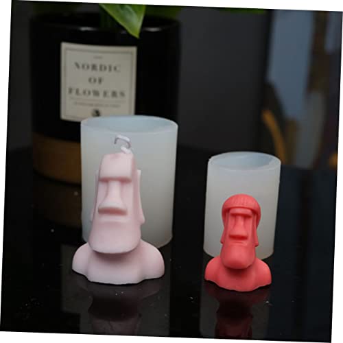 Gadpiparty 2 Stück Silikon Kerzenformen Skulptur Gießform für Kerzenherstellung Flexibel Antihaftbeschichtet Vielseitig DIY Kerzen Seifen Kunsthandwerk von Gadpiparty